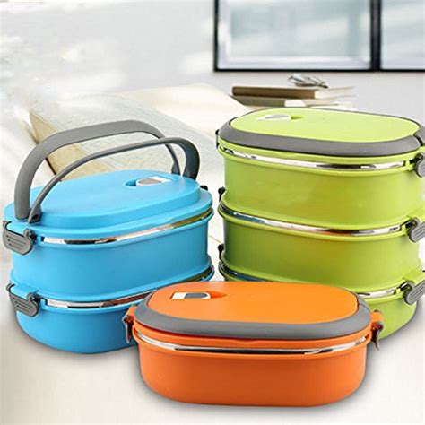 hot thermal insulated bento stainless steel food container lunch box|containers that keep lunch hot.